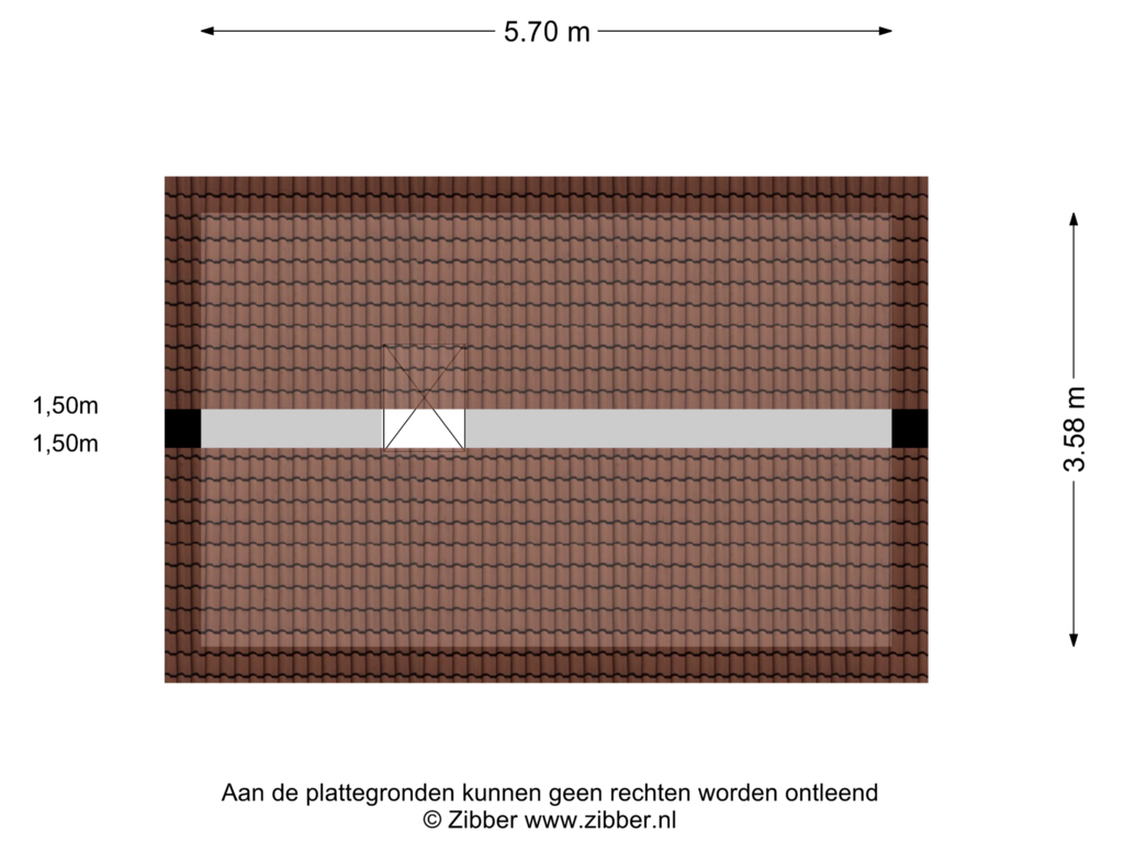 View floorplan of Zolder of Braamberg 18