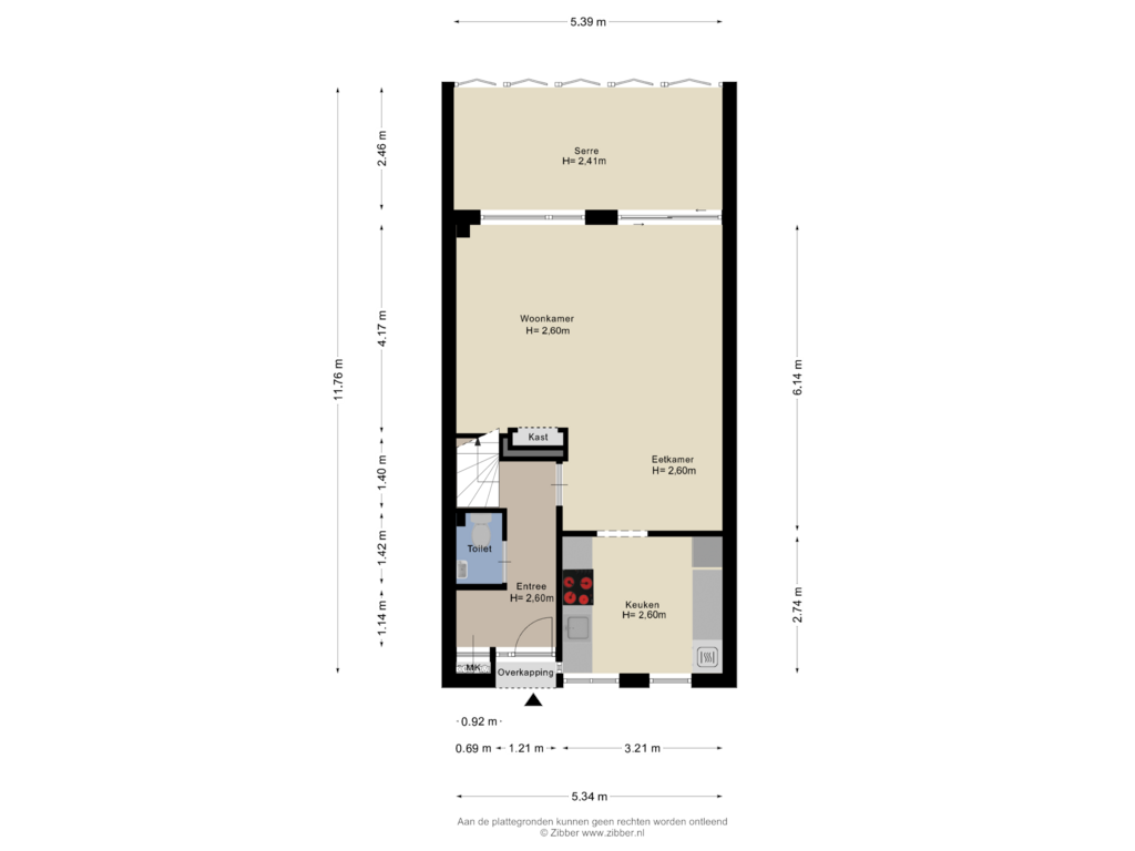 View floorplan of Begane grond of Schoof 45