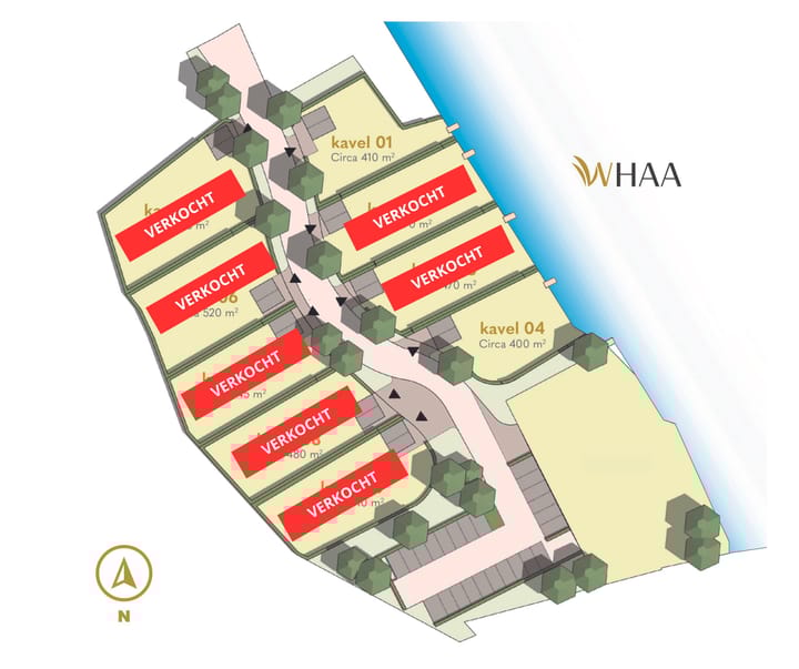 Foto 3 van Westeinde - De Whaa kavels aan vaarwater