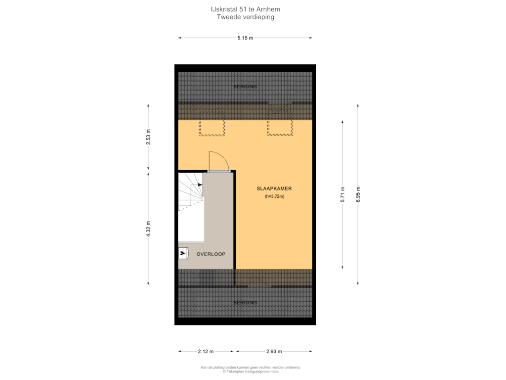 View floorplan of Tweede verdieping of IJskristal 51