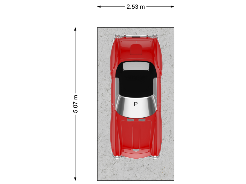 View floorplan of Parkeerplaats of Havenpark 22