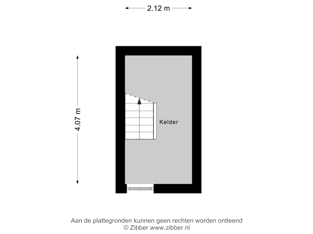 View floorplan of Kelder of Voorsterweg 32