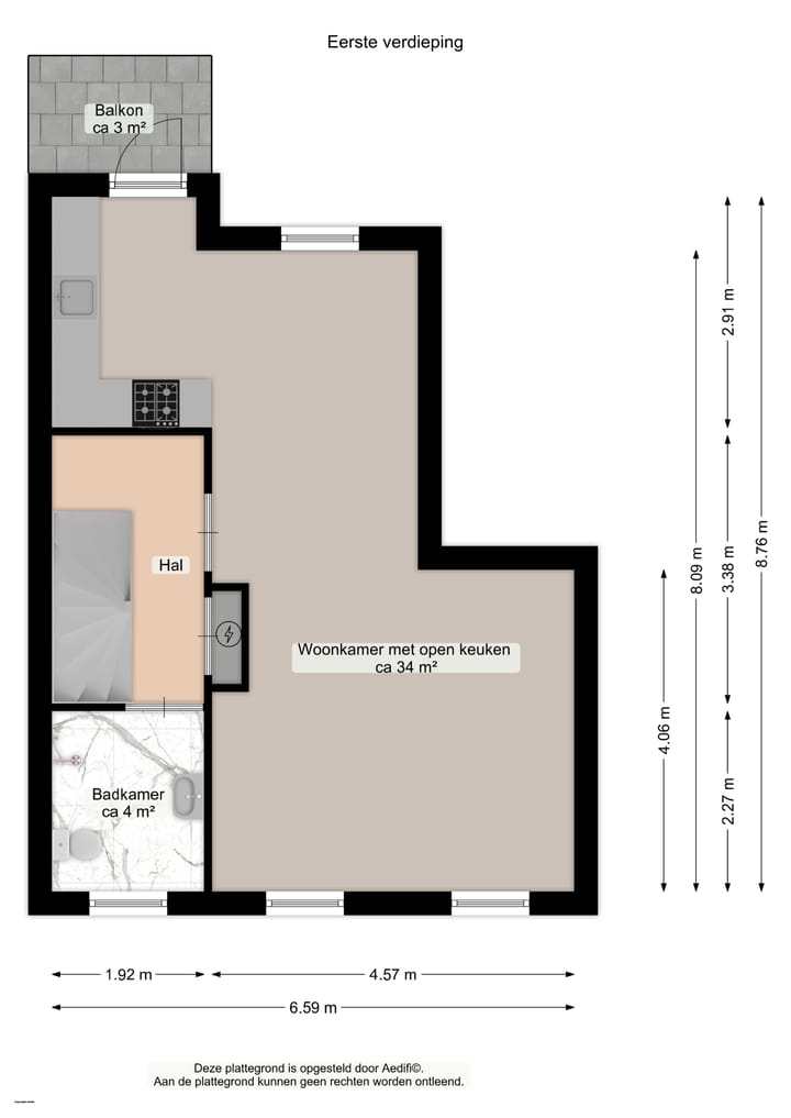 Foto 36 van Poortstraat 13-A