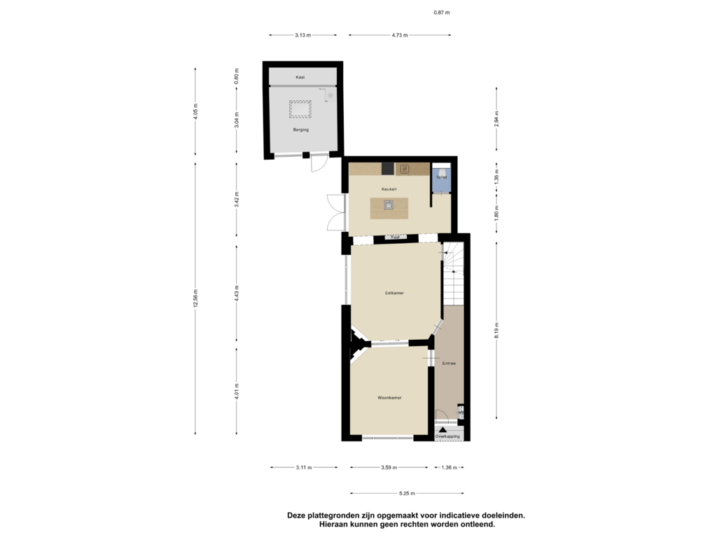 Bekijk plattegrond van Begane Grond van Berger Maasstraat 22