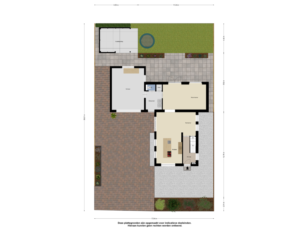 View floorplan of Begane Grond_Tuin of Brouwerslaan 8