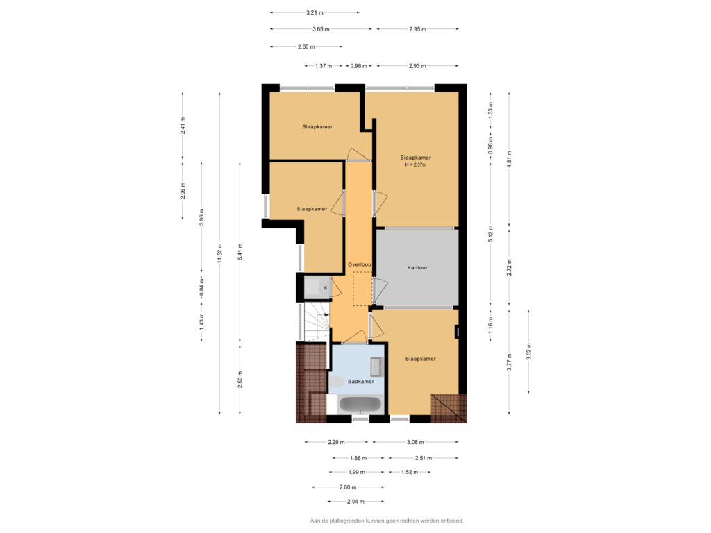 Bekijk plattegrond van 1e Verdieping van Soesterbergsestraat 15