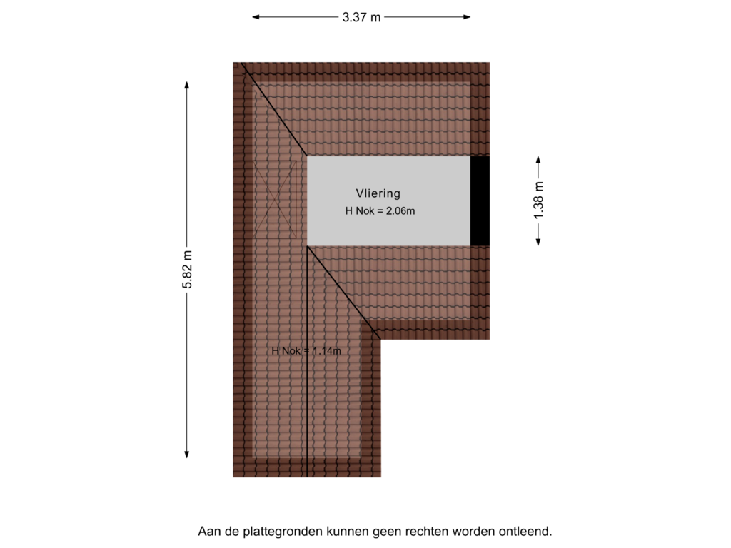 Bekijk plattegrond van Vliering van Soesterbergsestraat 15