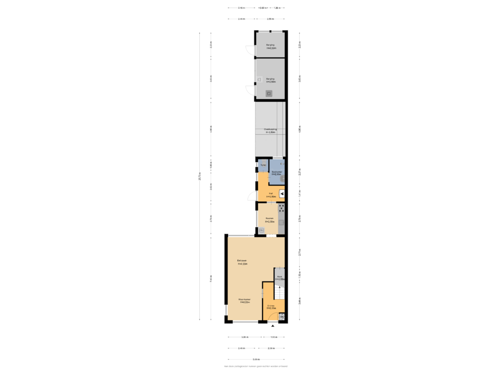 Bekijk plattegrond van Begane grond van Jagersweg 3