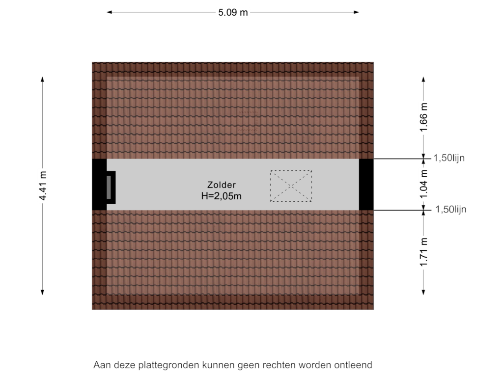 Bekijk plattegrond van Zolder van Jagersweg 3