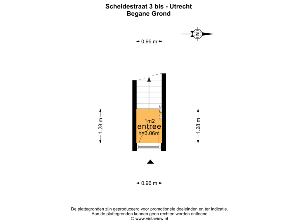 Bekijk plattegrond van BEGANE GROND van Scheldestraat 3-BS