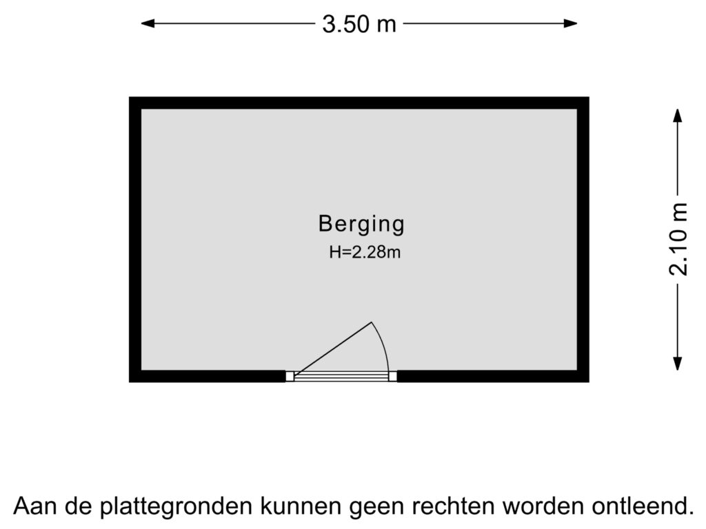 Bekijk plattegrond van Berging van Van der Vormhaven 7