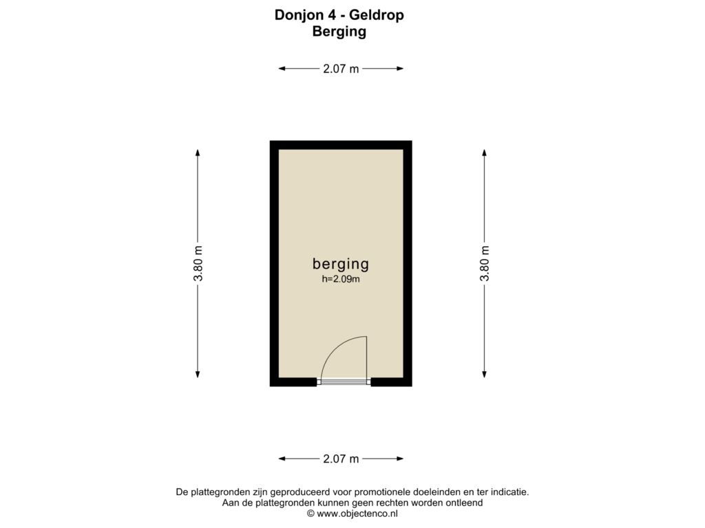 Bekijk plattegrond van BERGING van Donjon 4