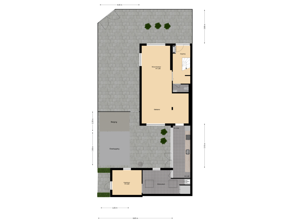 Bekijk plattegrond van Tuin van Leliestraat 27