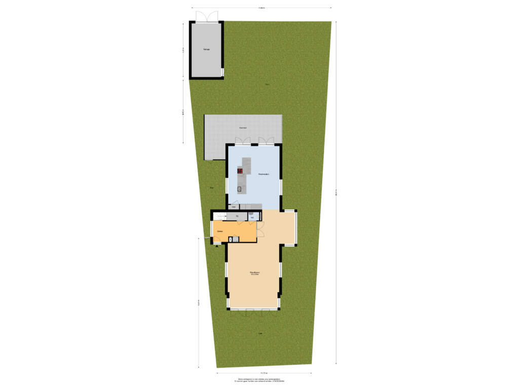 Bekijk plattegrond van Situatie van Kostverlorenstraat 97