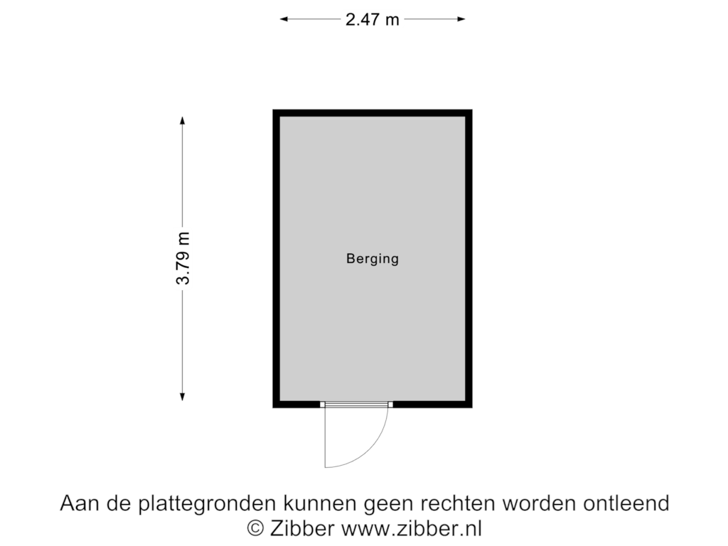 Bekijk plattegrond van Berging van Beukenstraat 4-13