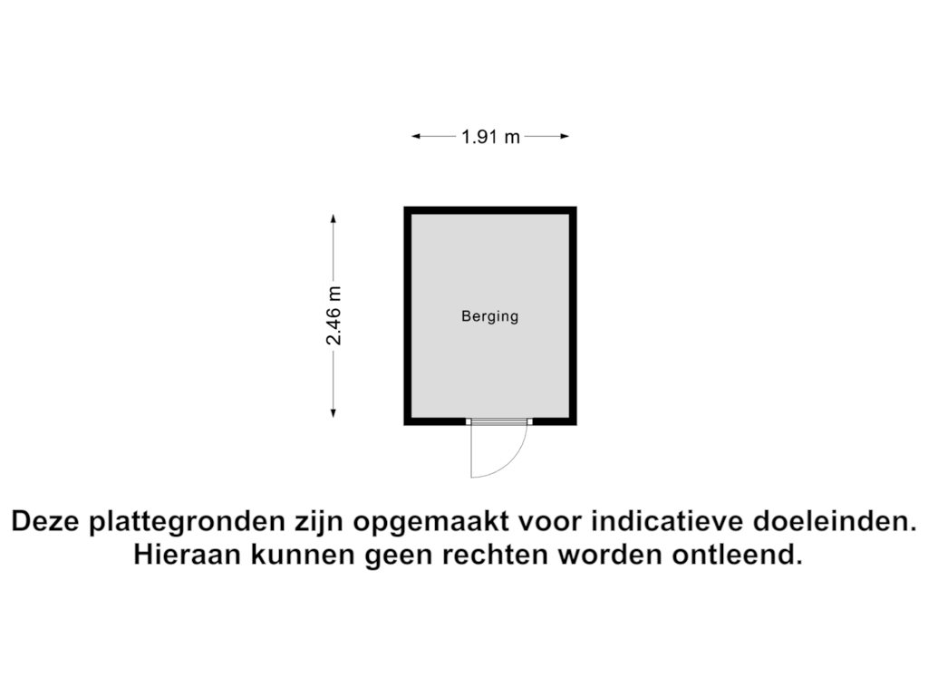 Bekijk plattegrond van Berging van Terneuzenstraat 83