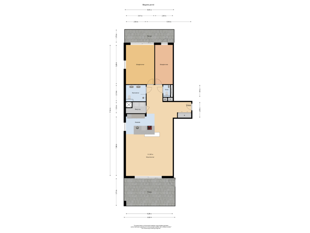 Bekijk plattegrond van Begane grond van Fred. Roeskestraat 92-C1