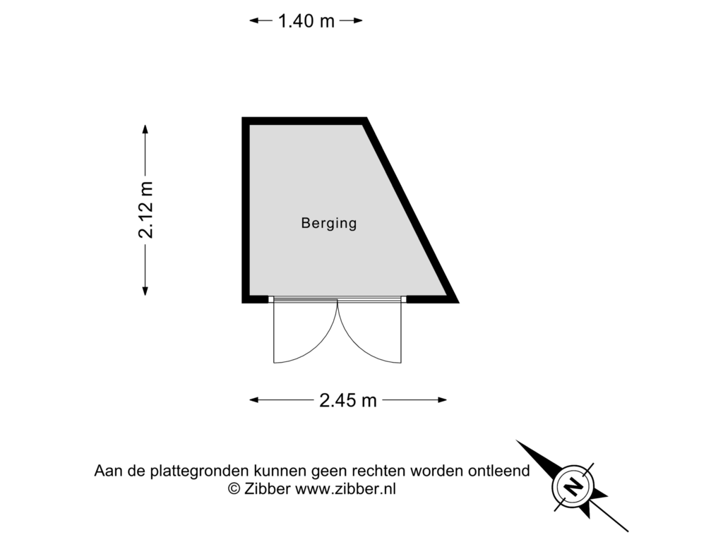 Bekijk plattegrond van Berging van Lupinesingel 640