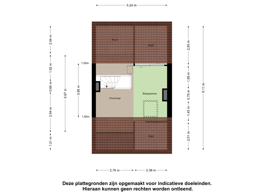 View floorplan of Tweede Verdieping of Tongelresestraat 408