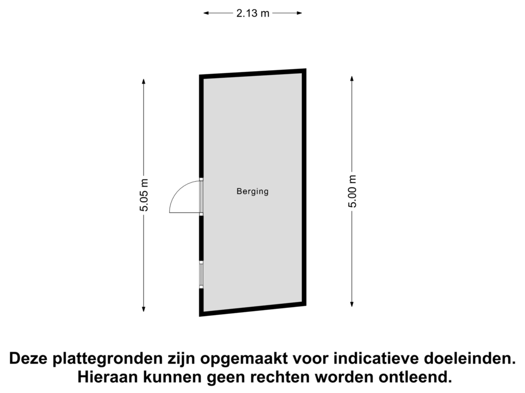 View floorplan of Berging of Tongelresestraat 408