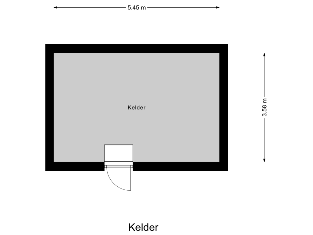 Bekijk plattegrond van Kelder van Han Diekmannlaan 1