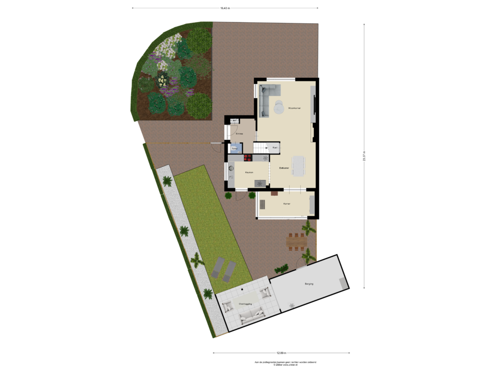 Bekijk plattegrond van Begane Grond -Tuin van Bleyenbeekdreef 4