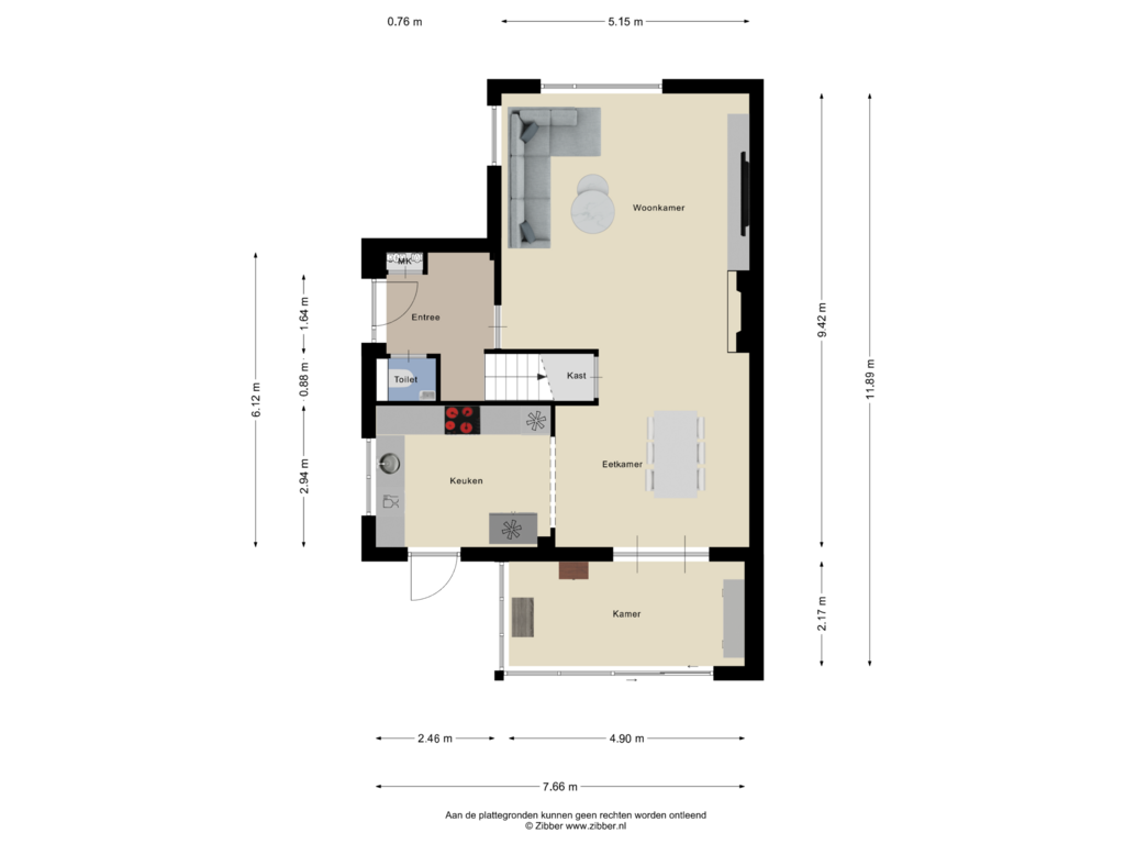 Bekijk plattegrond van Begane Grond van Bleyenbeekdreef 4