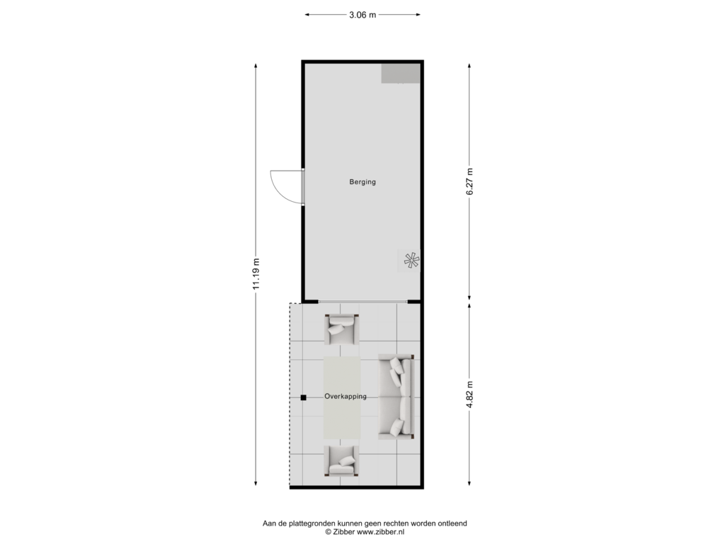 Bekijk plattegrond van Berging van Bleyenbeekdreef 4