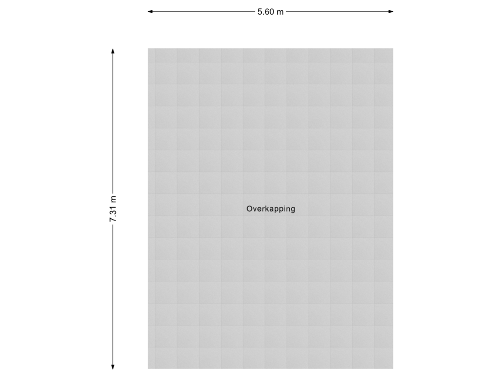 View floorplan of Overkapping of Gravenweg 5