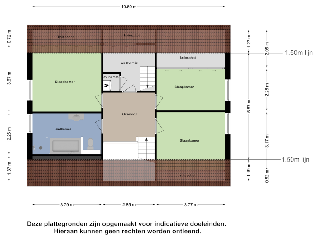 Bekijk plattegrond van Eerste Verdieping van Molentiend 7