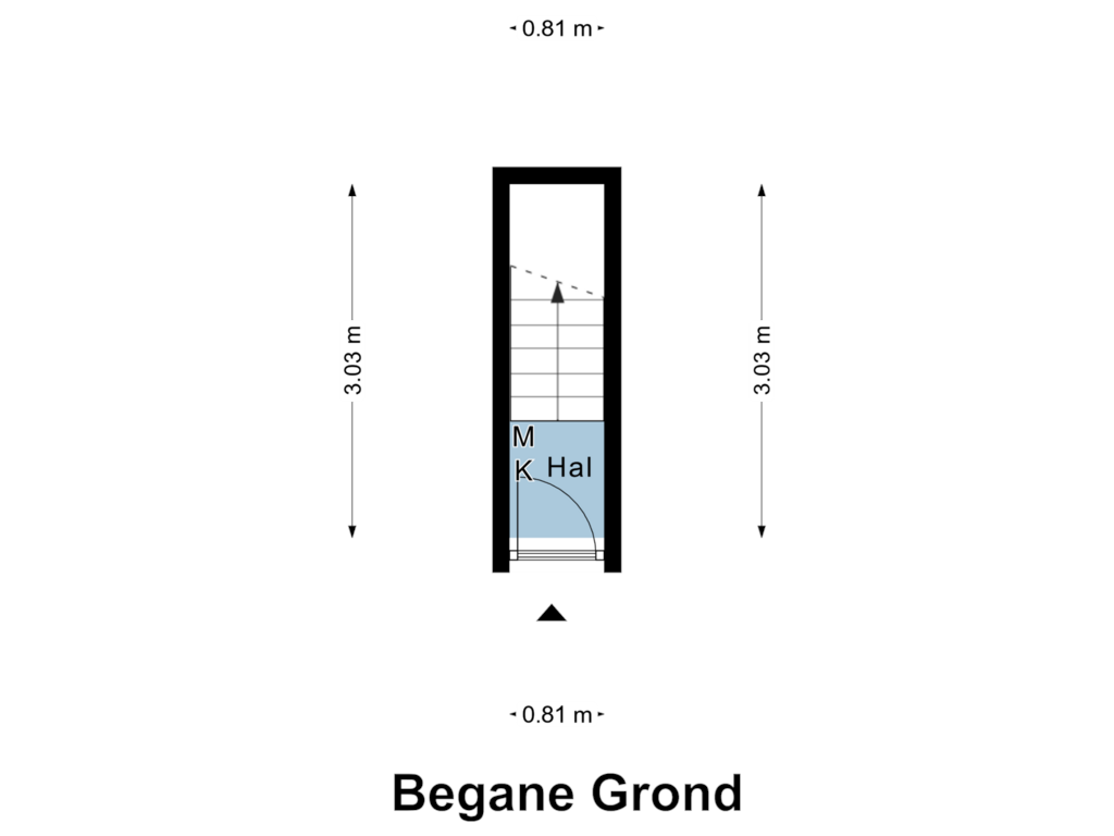 Bekijk plattegrond van Begane Grond van Lindanusstraat 3