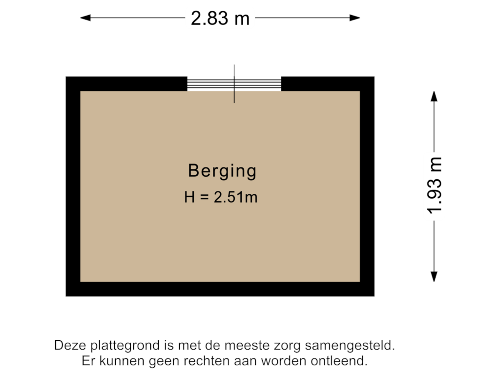 View floorplan of Berging of IJsseloogwal 9