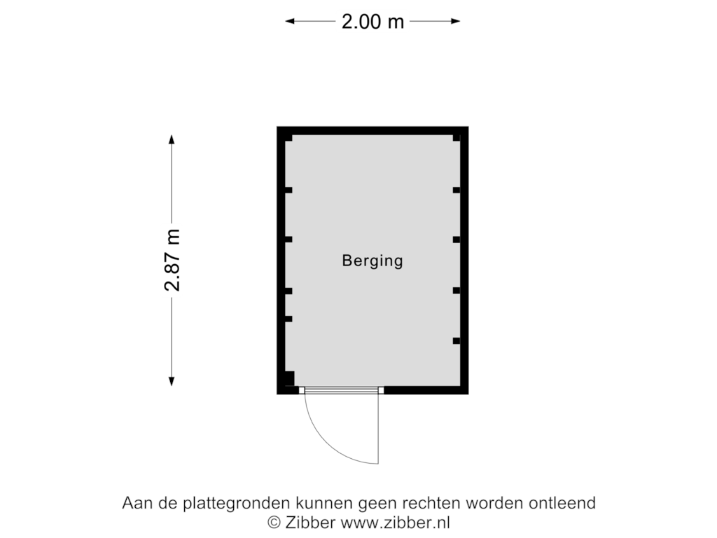 Bekijk plattegrond van Berging van Het Kruisstuk 11