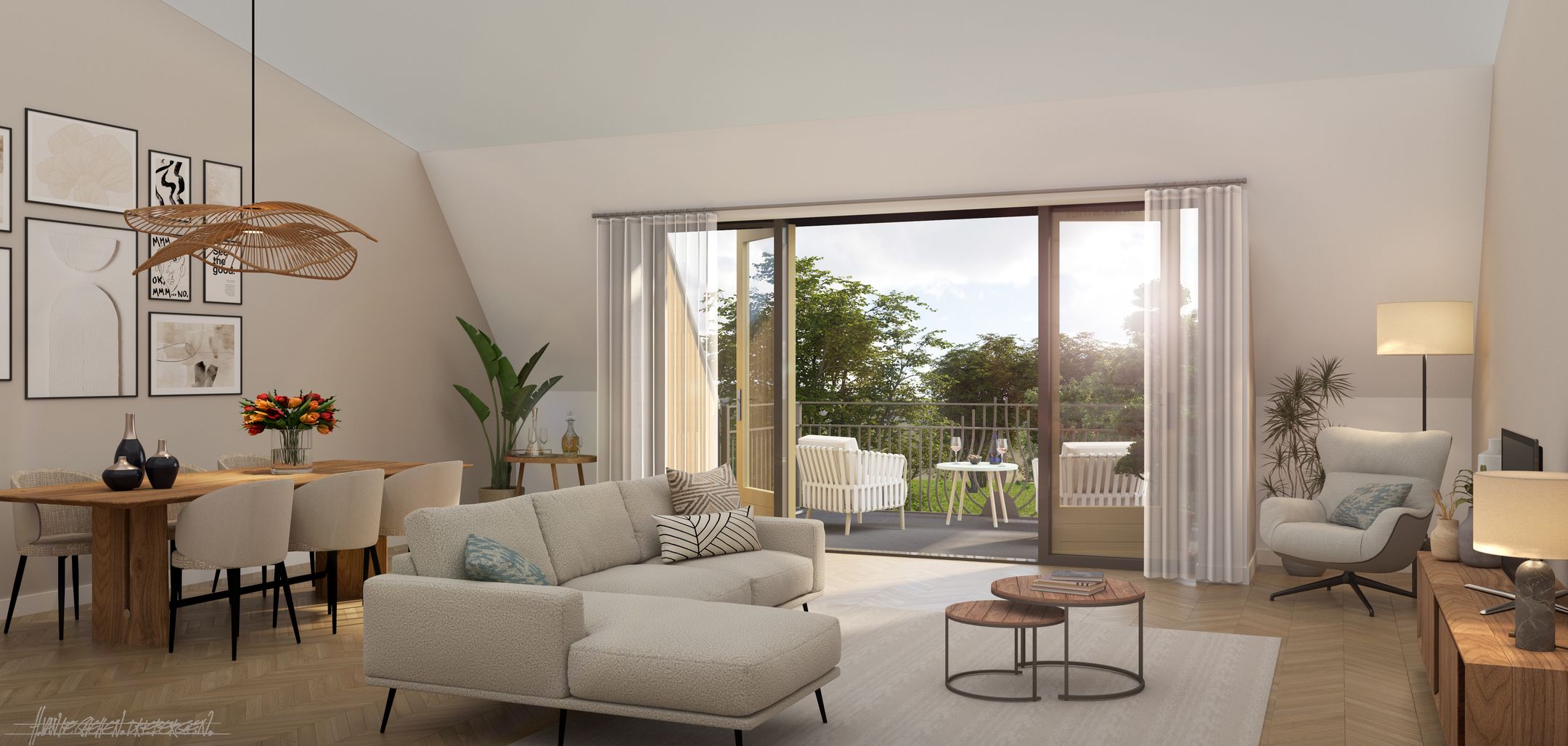 Bovenweg 77D, 2e Verdieping, 2 of 3 slaapk. (Bouwnr. 204)  