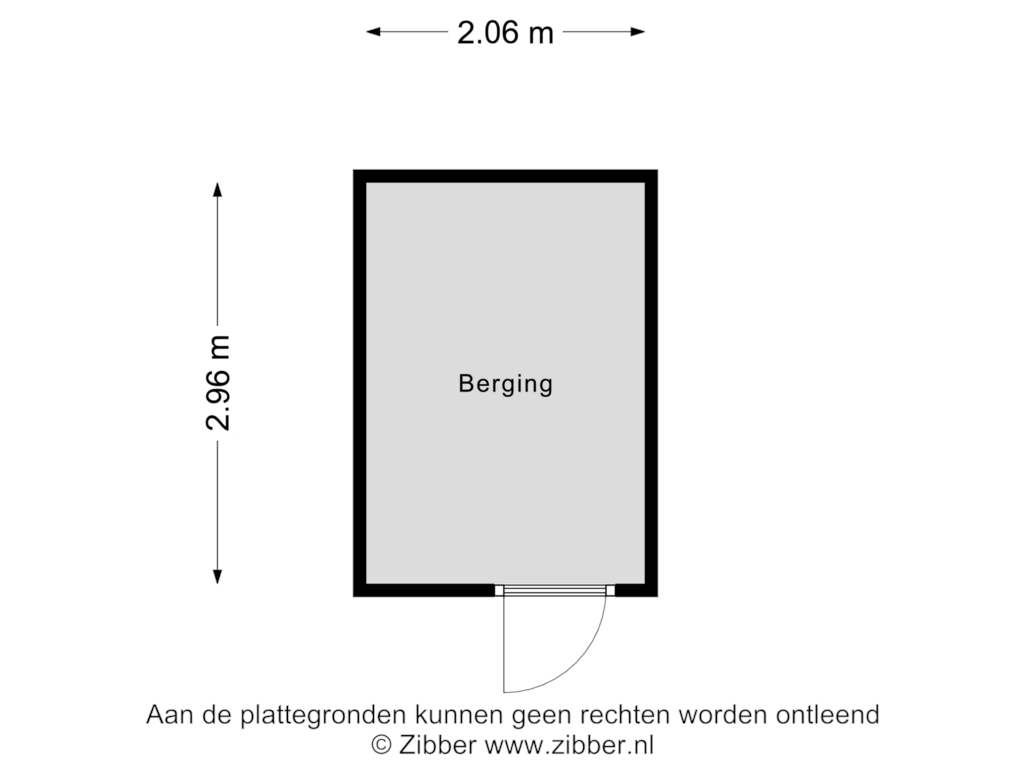 Bekijk plattegrond van Berging van Gietmal 7