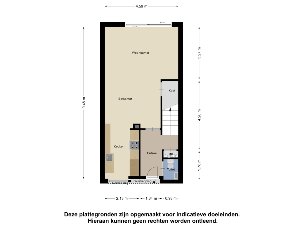 Bekijk plattegrond van Begane Grond van Leliestraat 4