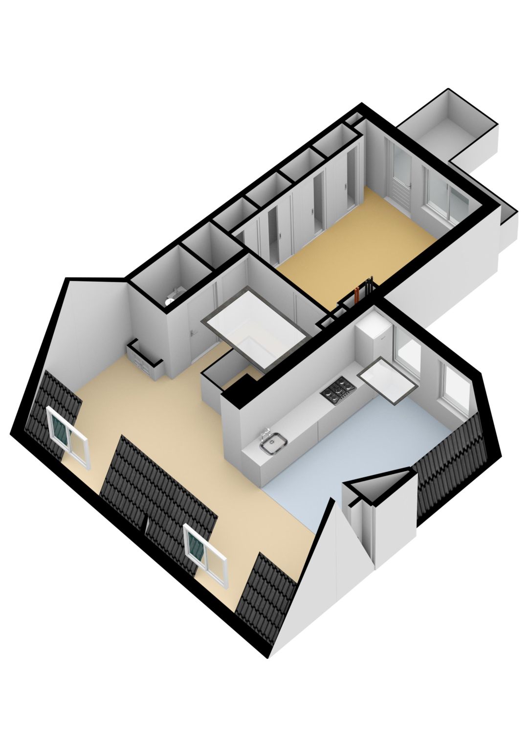 Foto 31 van Lange Leidsedwarsstraat 53-4