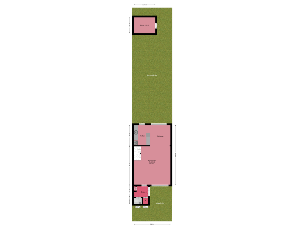 Bekijk plattegrond van Perceel van Regenboog 39