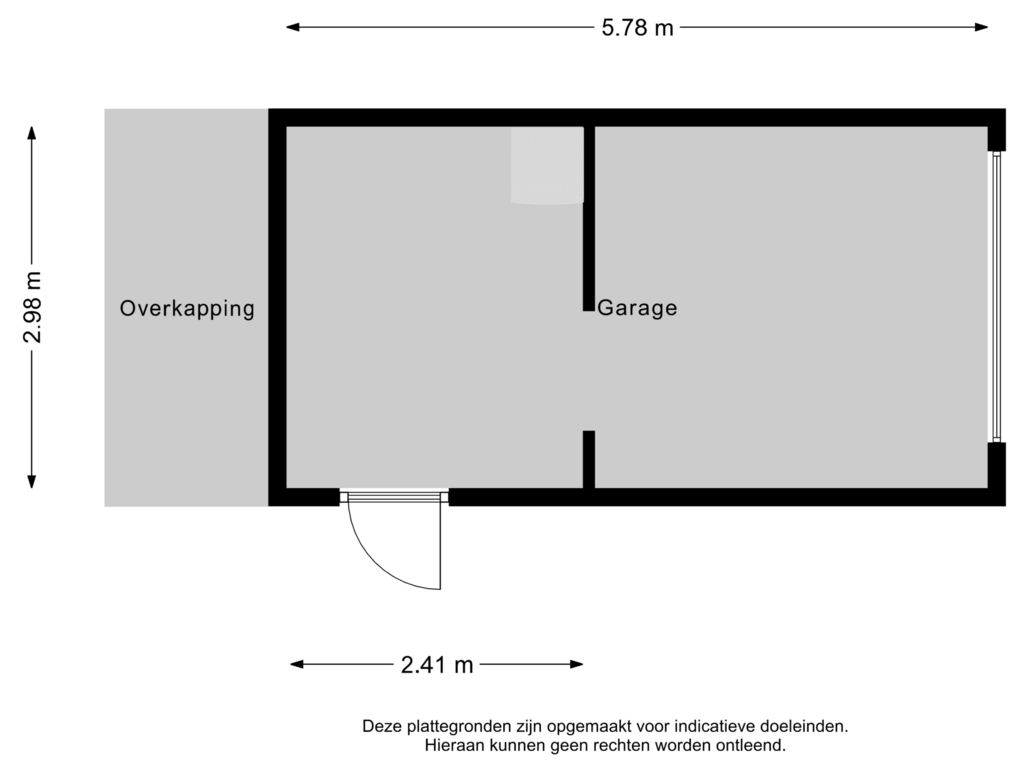 Bekijk plattegrond van Garage van Melis Stokelaan 2