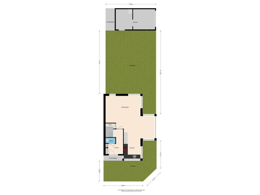 Bekijk plattegrond van Situatie van Melis Stokelaan 2