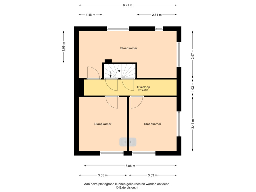 Bekijk plattegrond van 1e verdieping van Dr. Welfferweg 36