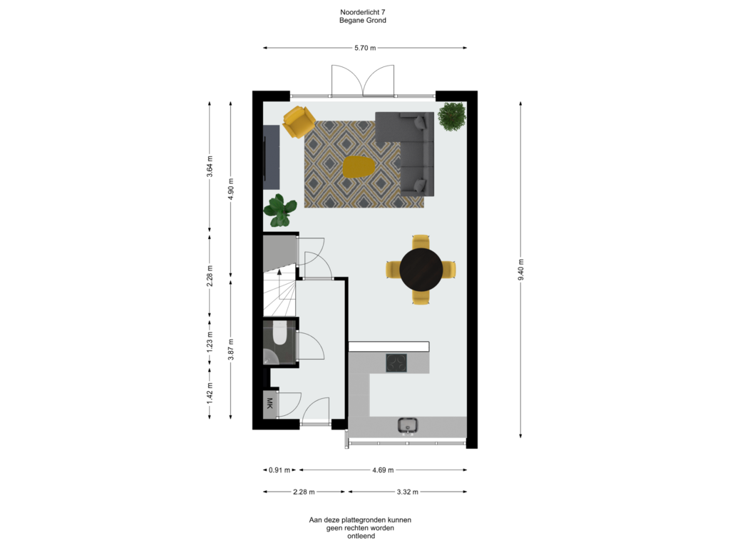 Bekijk plattegrond van Begane Grond van Noorderlicht 7