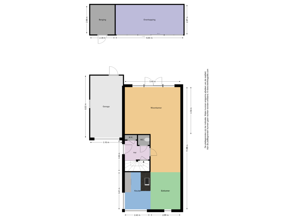 Bekijk plattegrond van Begane Grond van Oester 1