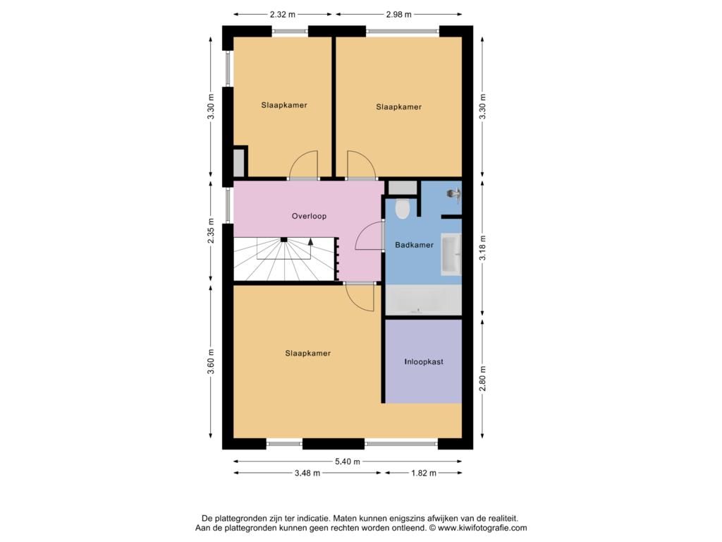 Bekijk plattegrond van 1e Verdieping van Oester 1