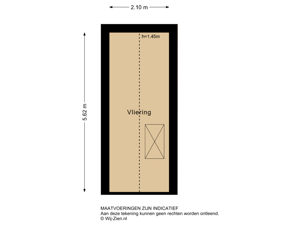 View floorplan of DERDE VERDIEPING of Huysmansstraat 34