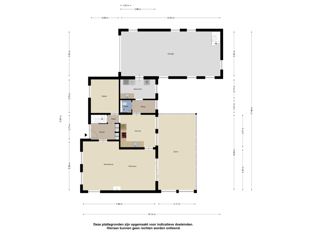 Bekijk plattegrond van Begane Grond van Buizerdweg 18