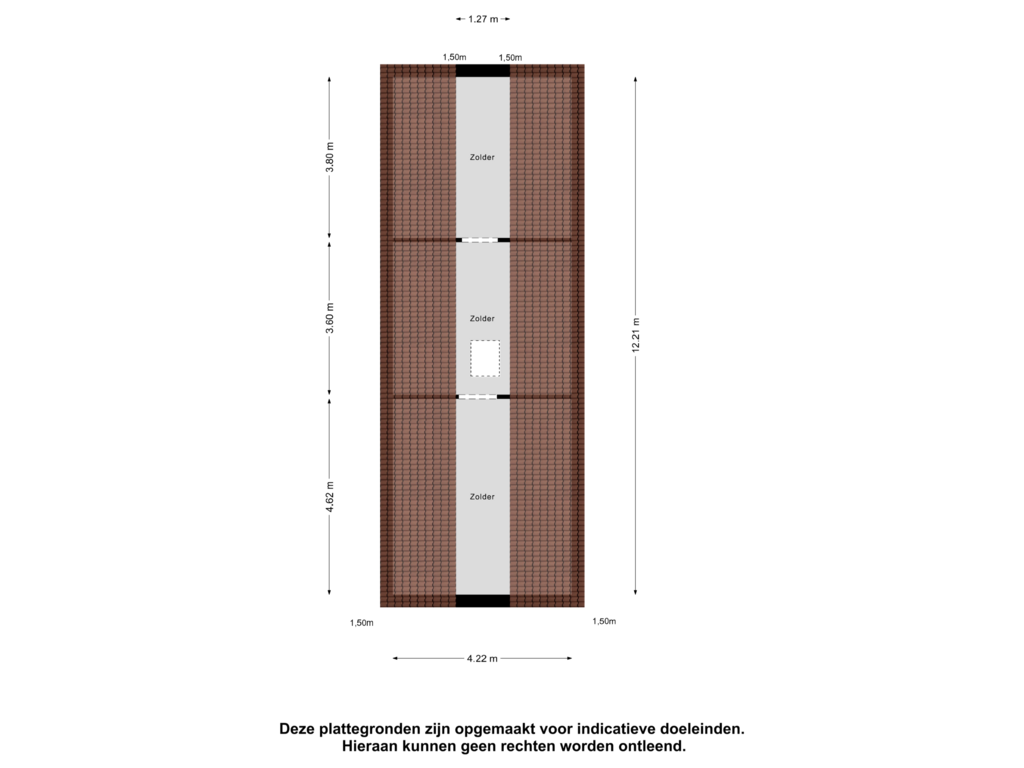 Bekijk plattegrond van Zolder van Buizerdweg 18