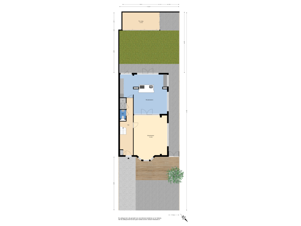 Bekijk plattegrond van perceel van Gevers Deynootweg 28