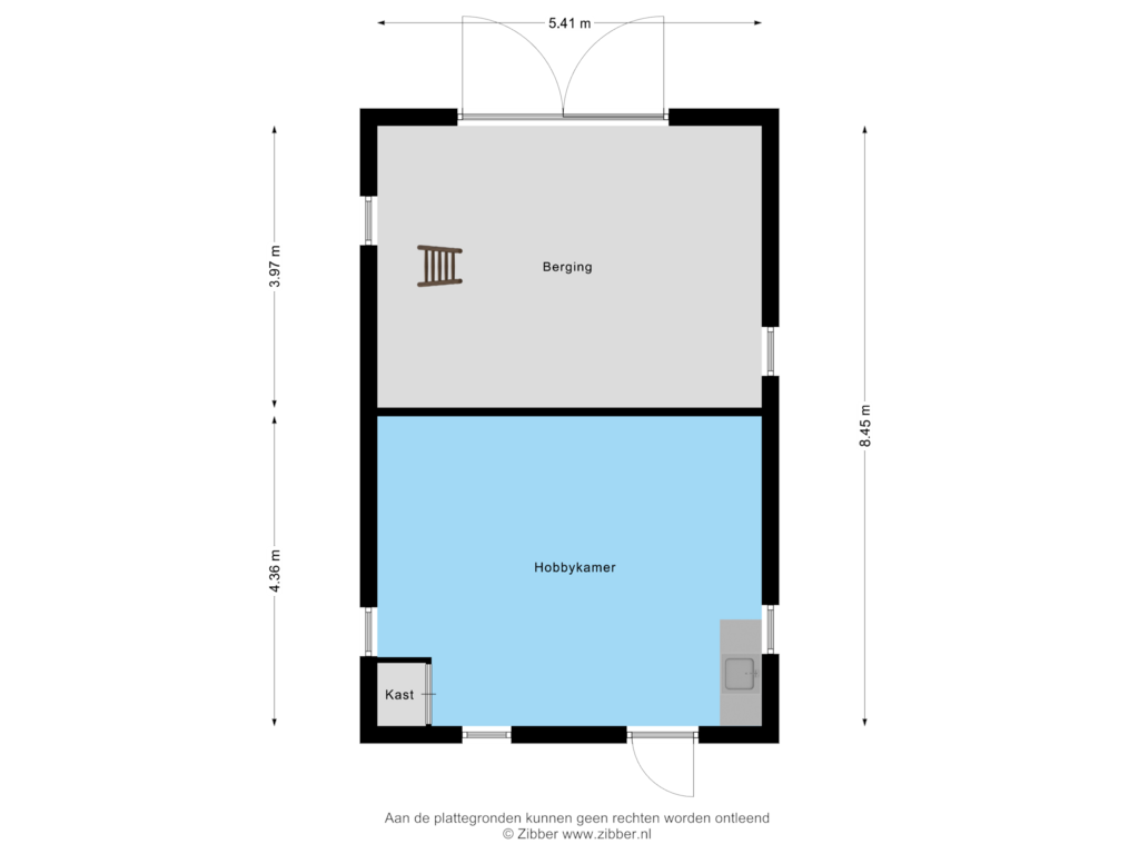 Bekijk plattegrond van Bijgebouw van Joostinkweg 6