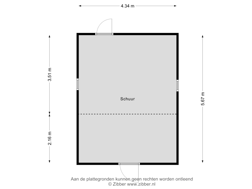 Bekijk plattegrond van Schuur van Joostinkweg 6